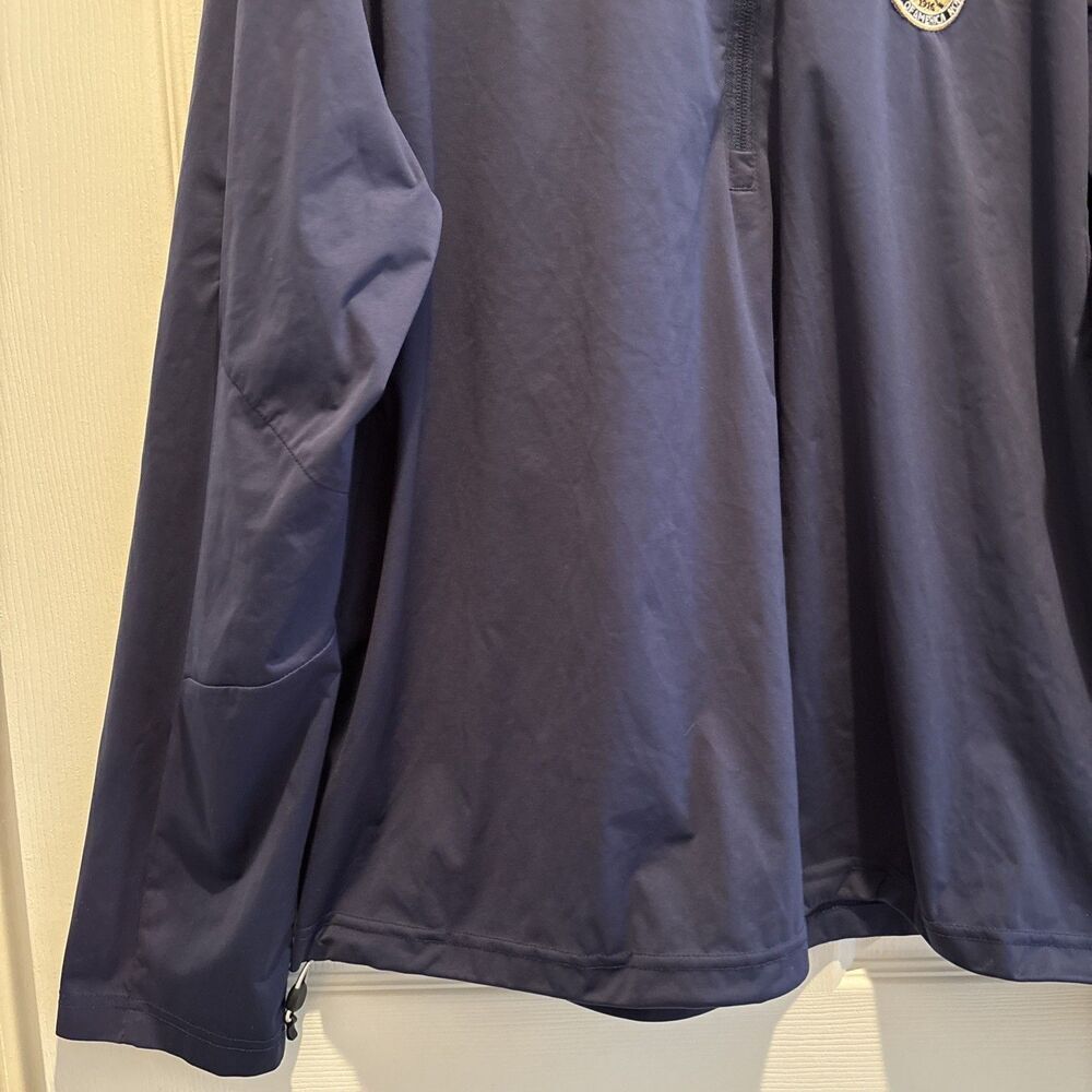 RLX Ralph Lauren PGA Windbreaker Jacket Men's XL 1/4 Zip Pullover Pocket Navy - Picture 3 of 15